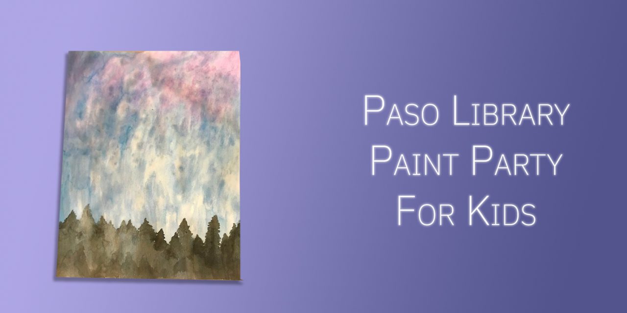 Paso Library Hosts Virtual Paint Party Just for Children