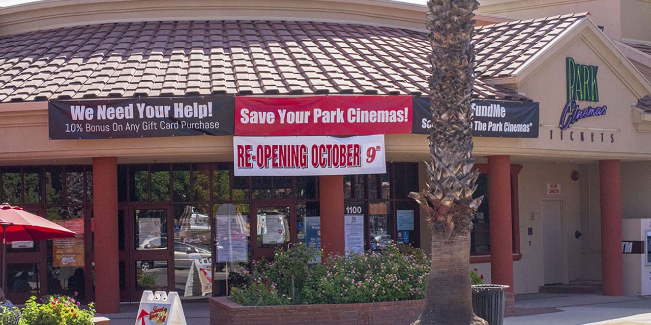 Park Cinemas Reopened Oct. 9 and is Showing Five Movies