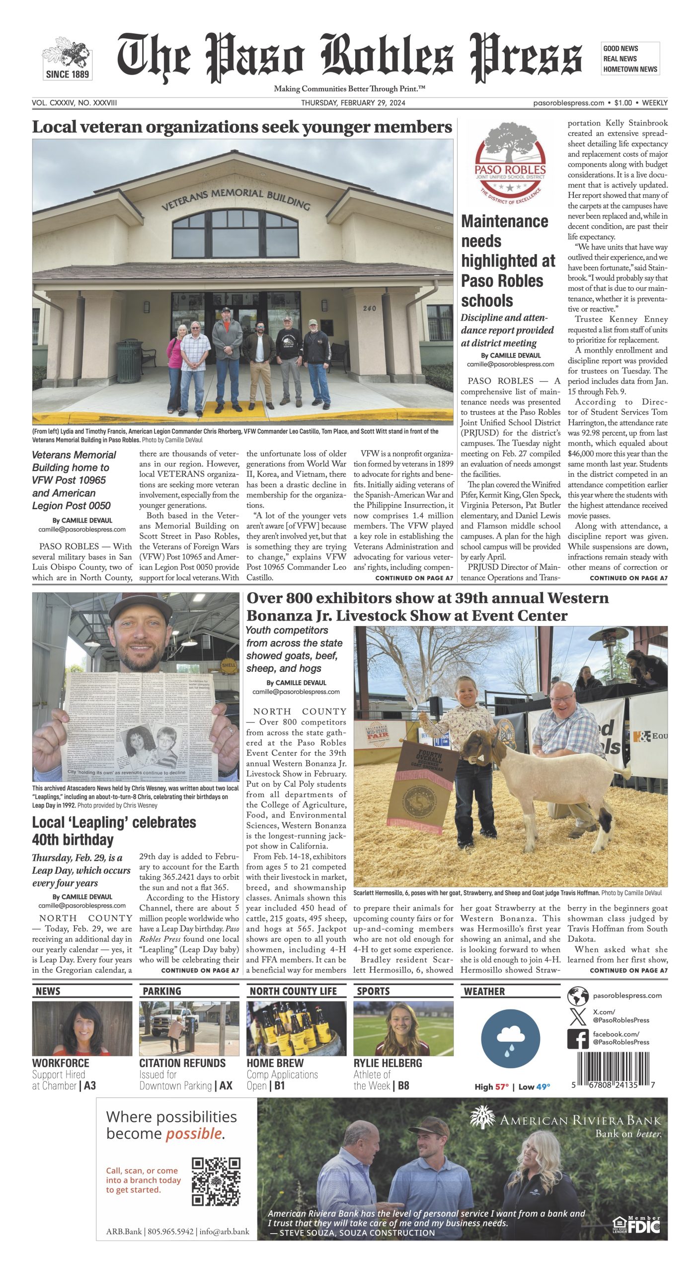 Paso Robles Press •February 29 2024 Scaled 