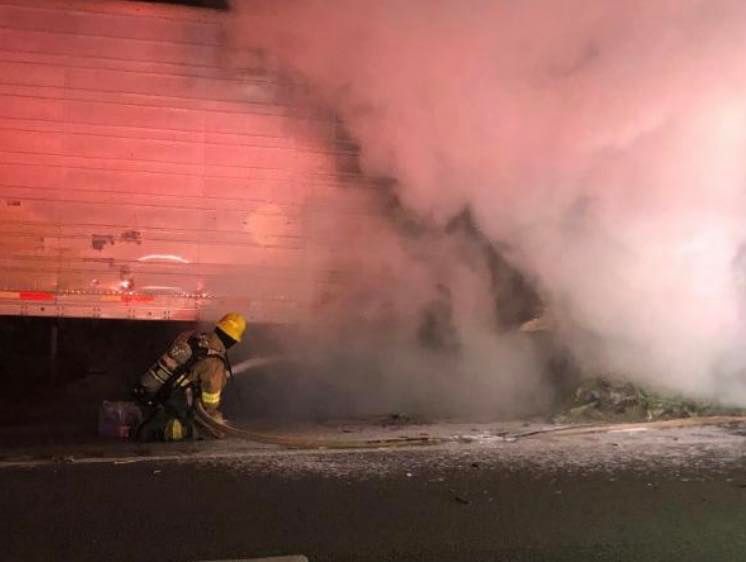 Emergency Services Respond to Vehicle Fire in Paso 