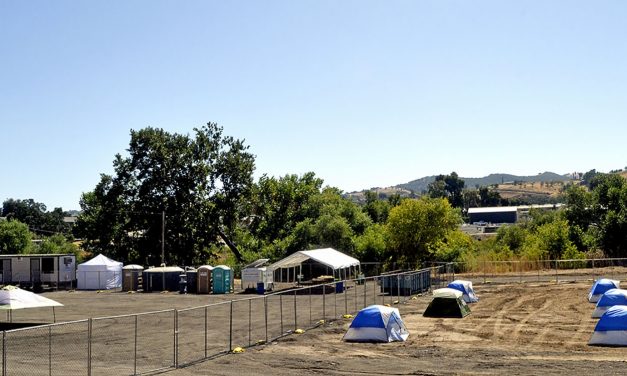 Temporary Camping Area Established for the Homeless in Paso Robles