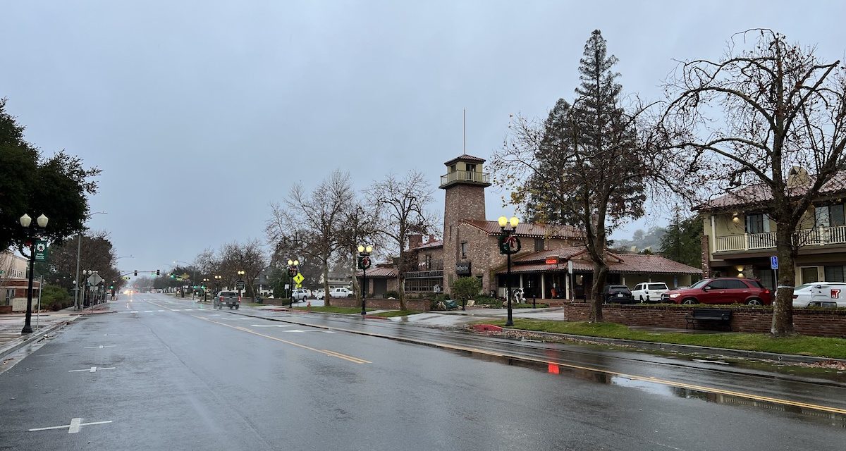 Rain Infiltrates San Luis Obispo County For Christmas
