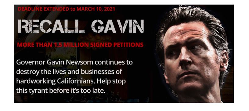 ‘Recall Gavin Newsom’ Campaign Reaches More Than 1.5 Million Signatures
