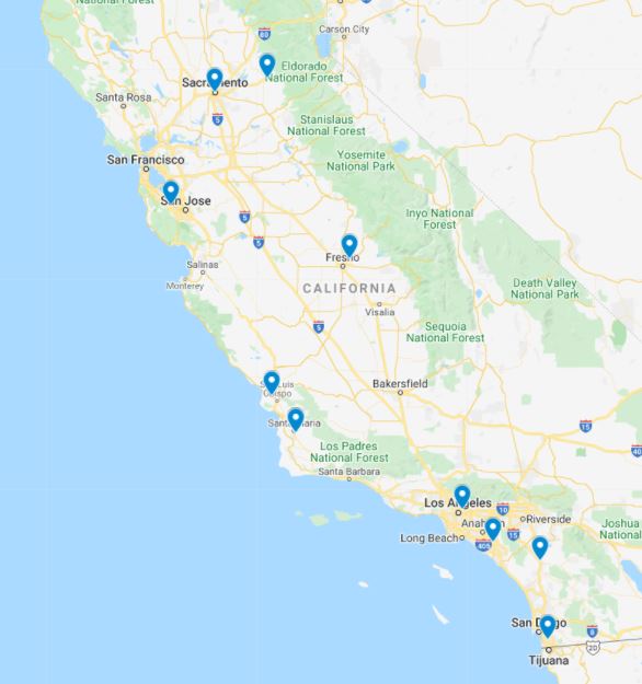 Reopen California Schools Photo map