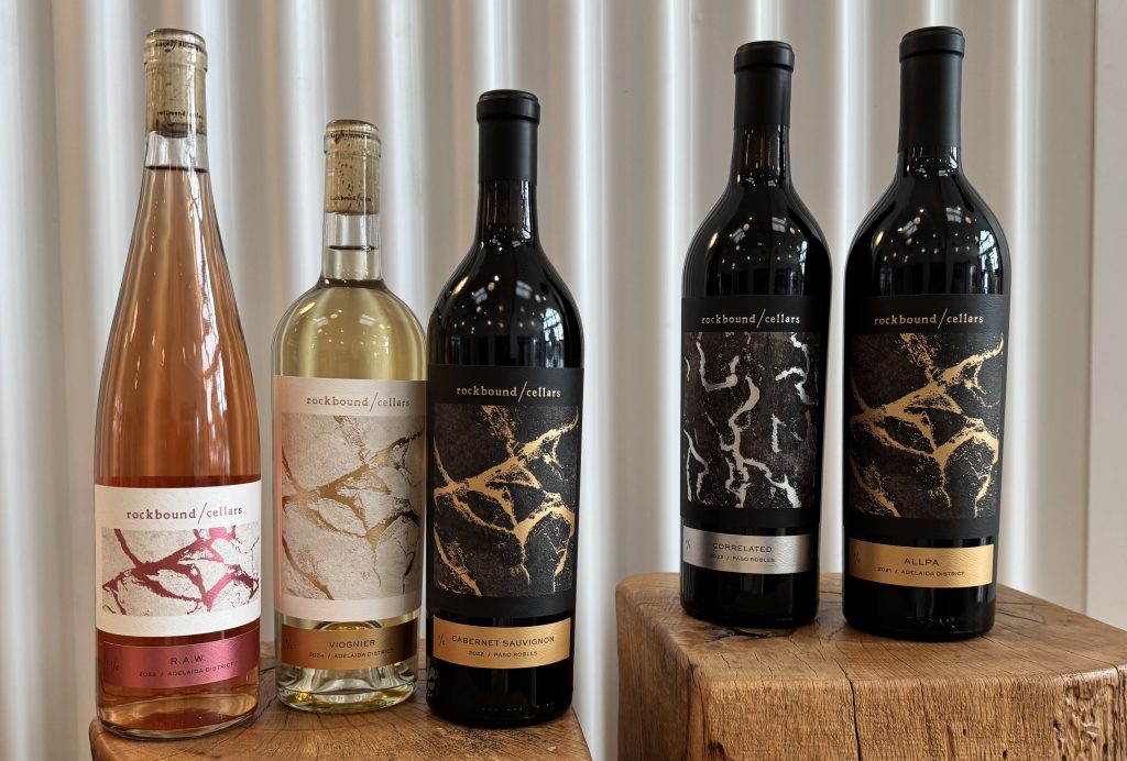 Paso's Railroad District - Downtown's Emerging Wine Scene Rockbound wine lineup 1 2