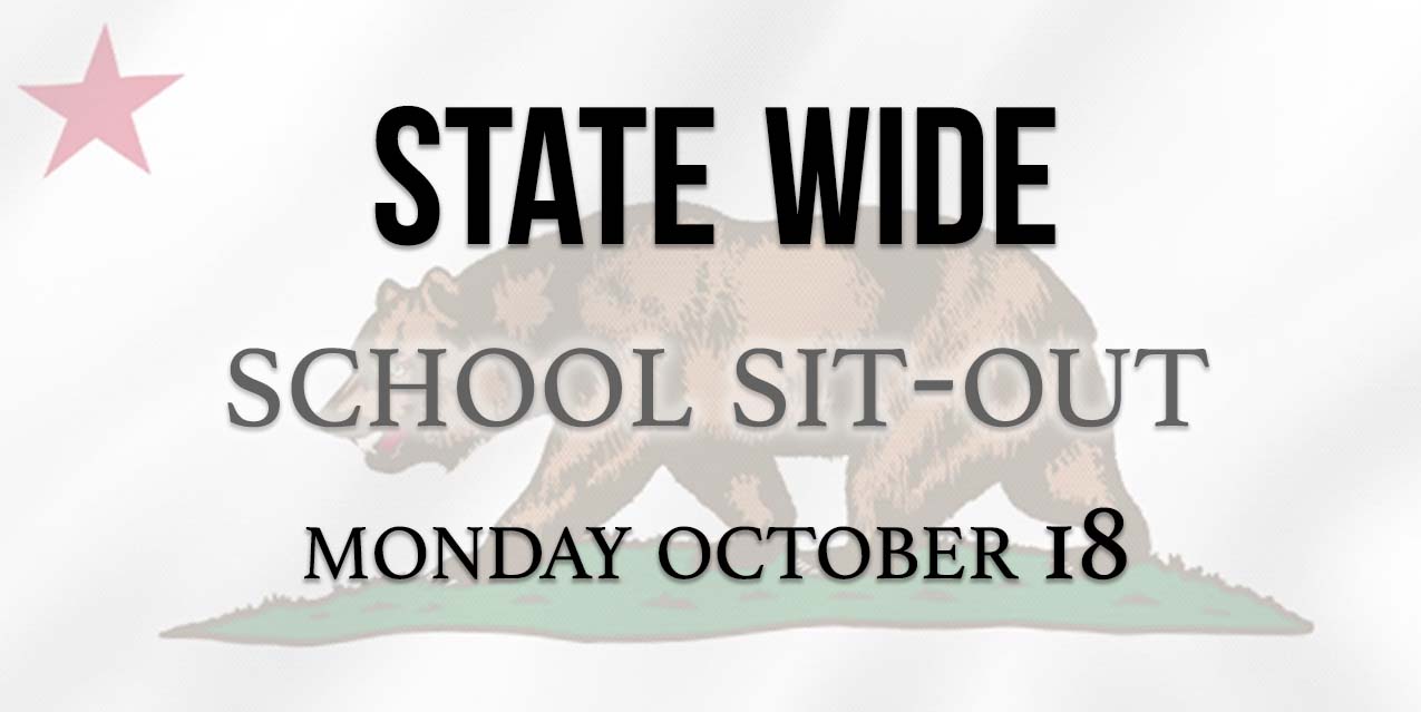 Californian Statewide School Sit-Out Planned for Oct. 18