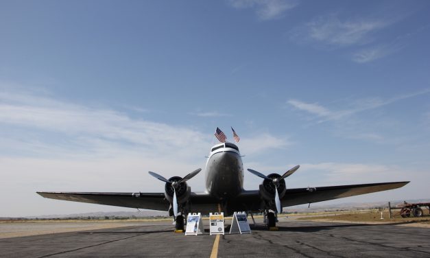 World War II Plane Flies Over SLO for Film Premiere