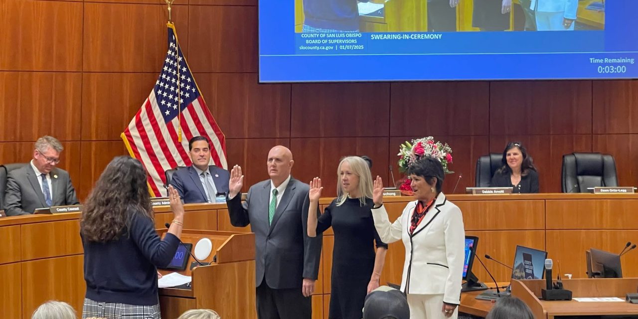 Moreno sworn in as District 5 SLO County Supervisor