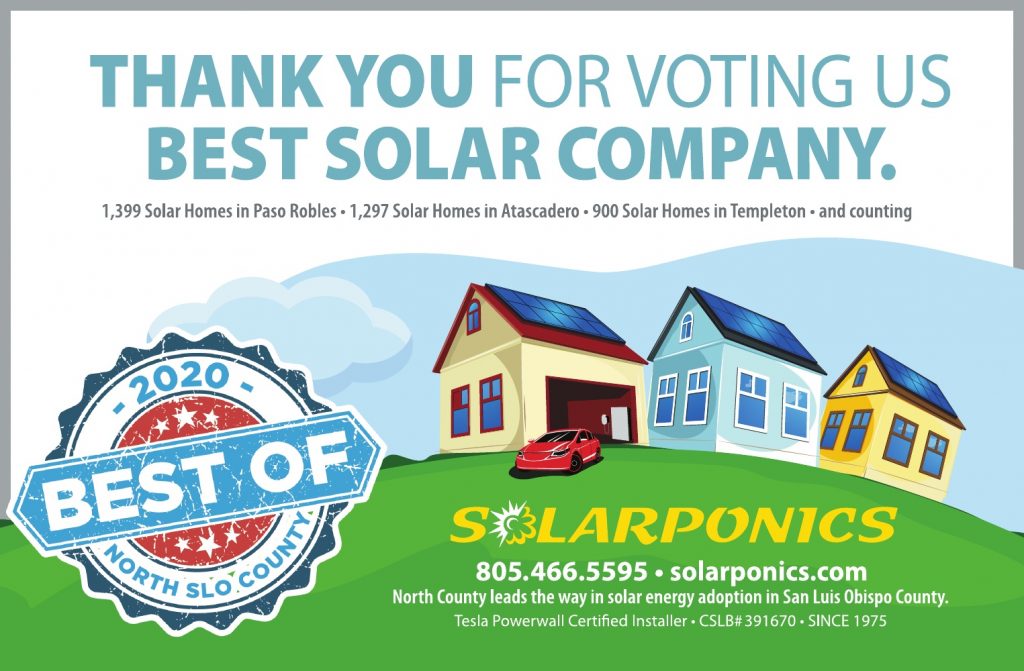 Best Solar Energy of North SLO County 2020