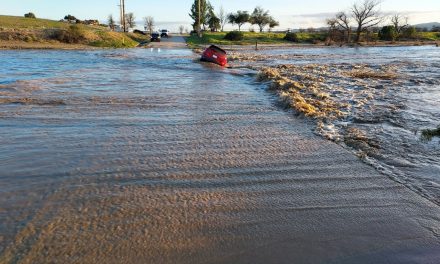 Mother and Her Three Children Rescued from Low Water Crossing in San Miguel