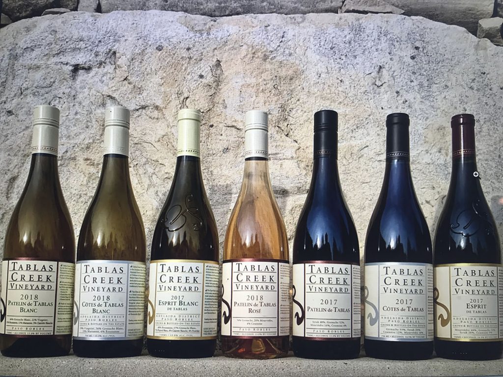 Tablas wine lineup