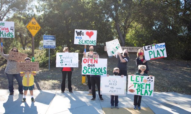 THS Parents and Students Rally Together in Support of Re-Opening Schools