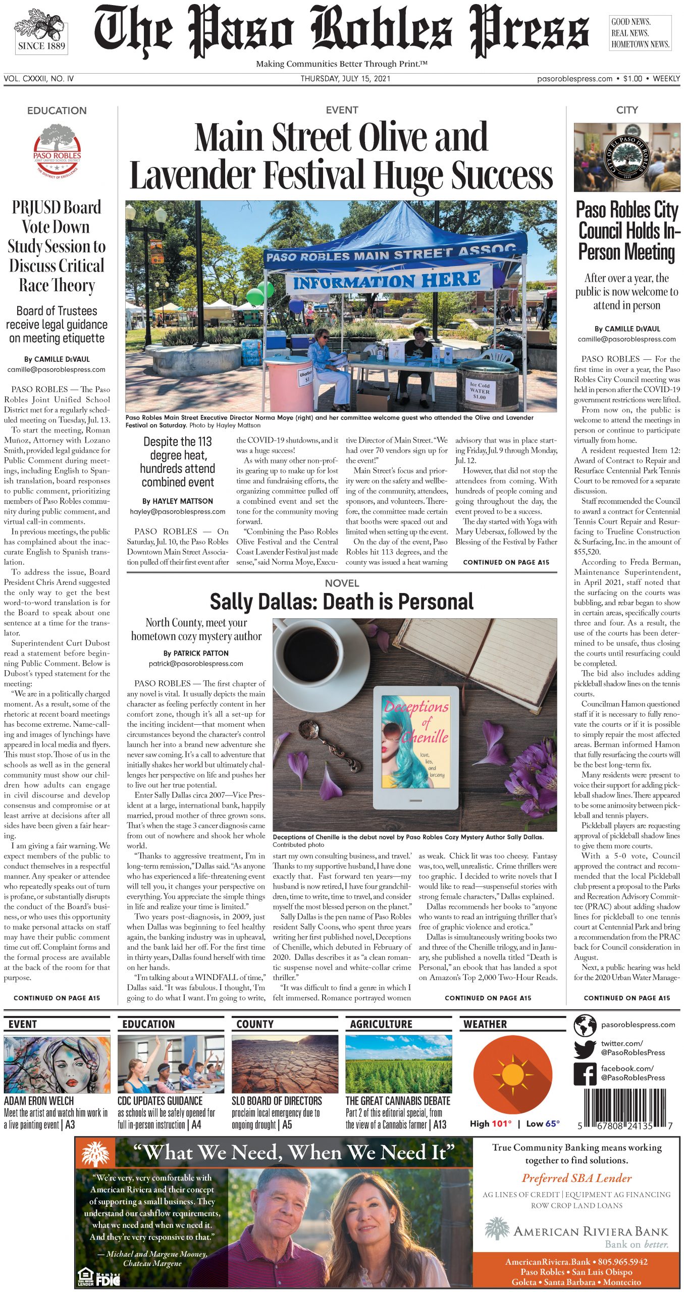 The Paso Robles Press • July 15 2021 scaled
