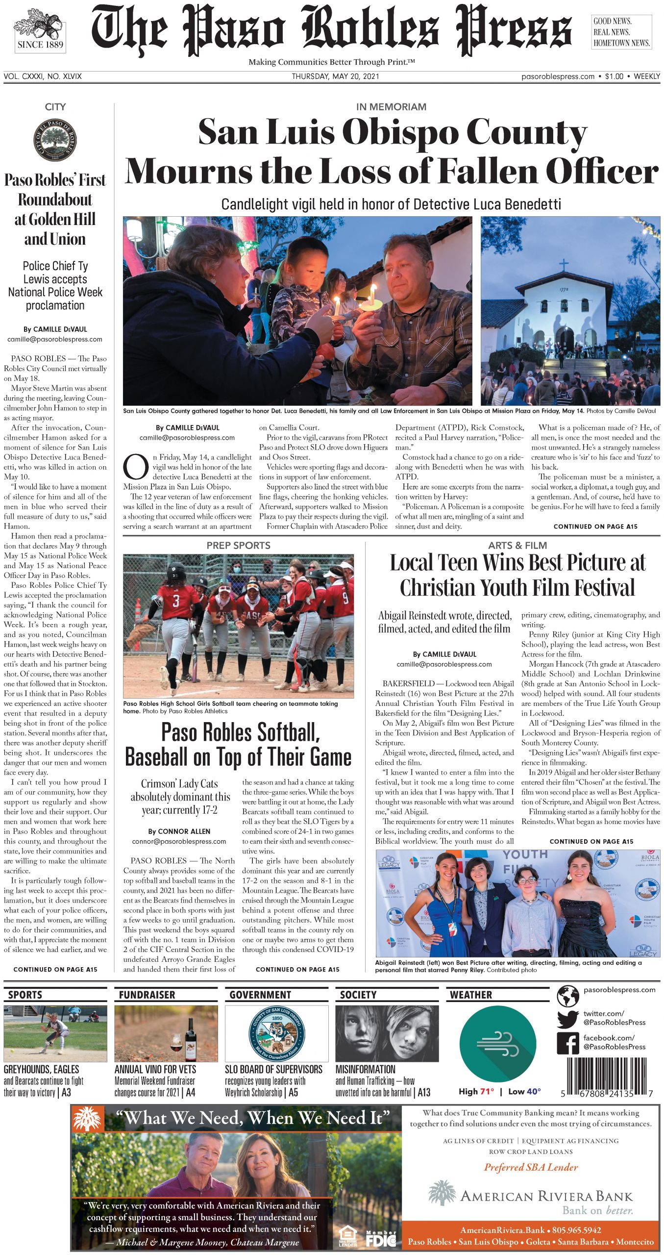 Obituaries • Paso Robles Press