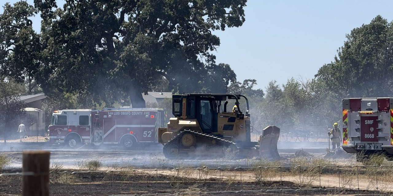 Vegetation Fire in Paso Robles 40% contained after quick response