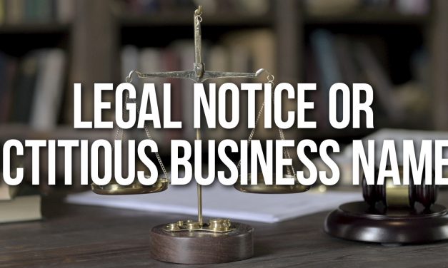 Publish Your Legal Notice in Paso Robles