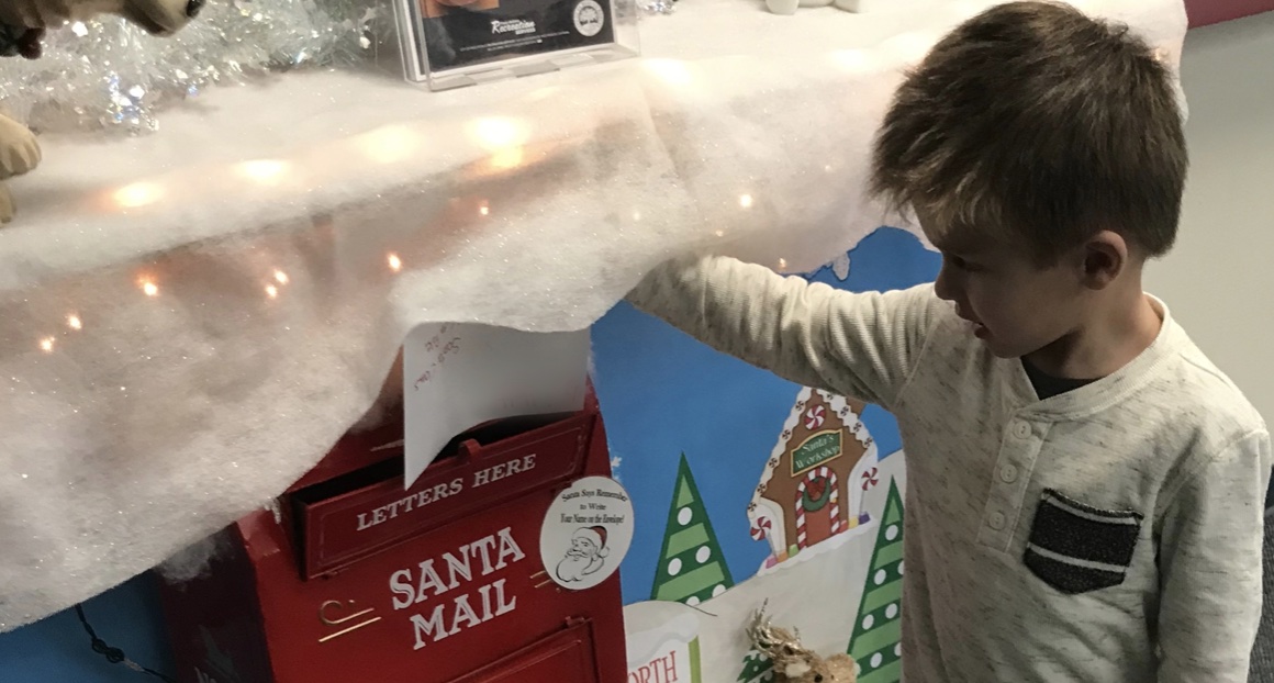 Mail Your Letter to Santa at Centennial Park Through Wednesday, Dec. 21