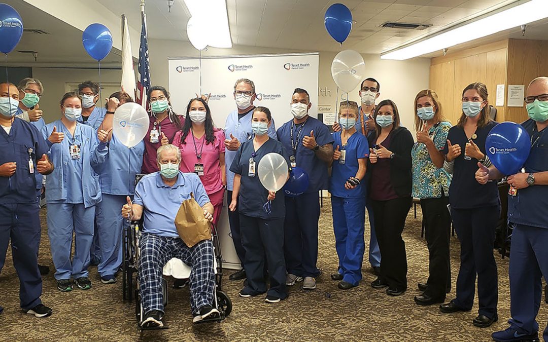 Sierra Vista Celebrates COVID-19 Patient Discharge