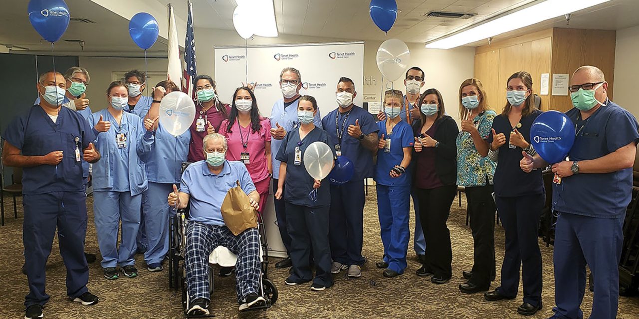 Sierra Vista Celebrates COVID-19 Patient Discharge